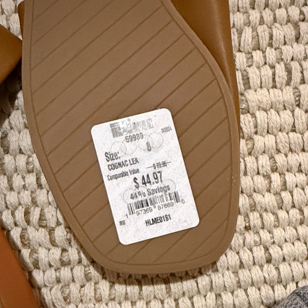 Steve Madden Women's Brown Slide Sandals - Picture 2 of 2
